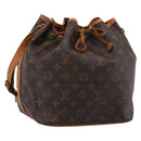 LOUIS VUITTON Monogram Petit Noe Shoulder Bag M42226 LV Auth 204653-1