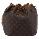 LOUIS VUITTON Monogram Petit Noe Shoulder Bag M42226 LV Auth 204653-13