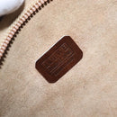 LOEWE Shoulder Bag Leather Beige Gold Tone Auth 204654-20