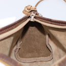 LOEWE Shoulder Bag Leather Beige Gold Tone Auth 204654-21