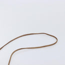 LOEWE Shoulder Bag Leather Beige Gold Tone Auth 204654-14