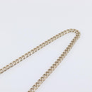 Jimmy Choo Chain Shoulder Bag Leather Pink Gold Tone Auth 204657A-9