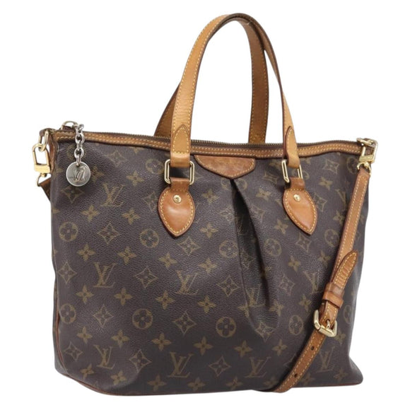 LOUIS VUITTON Monogram Palermo GM Tote Bag M40146 LV Auth 204660