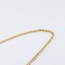 Christian Dior Honeycomb Canvas Chain Shoulder Bag Black Gold Tone Auth 204664A-9