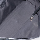 GUCCI GG Canvas Hand Bag Black Gold Tone 145810 Auth 204666V-10