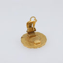 CHANEL Earring Metal Gold Tone CC Auth 204667V-10