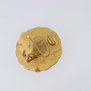 CHANEL Earring Metal Gold Tone CC Auth 204667V-12