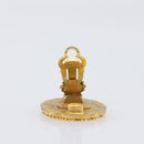 CHANEL Earring Metal Gold Tone CC Auth 204667V-6
