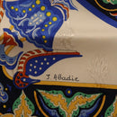 HERMES Carre90 Scarf Silk ""CIELS BYZANTINS"" Blue Auth 204698M-13