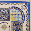 HERMES Carre90 Scarf Silk ""CIELS BYZANTINS"" Blue Auth 204698M-18