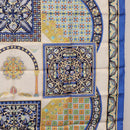 HERMES Carre90 Scarf Silk ""CIELS BYZANTINS"" Blue Auth 204698M-21