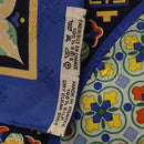 HERMES Carre90 Scarf Silk ""CIELS BYZANTINS"" Blue Auth 204698M-11