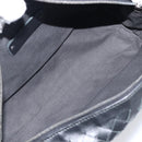 BOTTEGA VENETA INTRECCIATO Clutch Bag Leather Black Silver 244706 Auth 204700V-10
