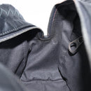 BOTTEGA VENETA INTRECCIATO Clutch Bag Leather Black Silver 244706 Auth 204700V-20