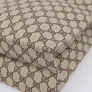 GUCCI GG Supreme Web Sherry Line Tote Bag PVC Beige Gold Auth 204701A-8