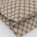 GUCCI GG Supreme Web Sherry Line Tote Bag PVC Beige Gold Auth 204701A-15