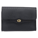 Christian Dior Honeycomb Chain Shoulder Bag PVC Black Gold Tone Auth 204705A-2
