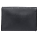 Christian Dior Honeycomb Chain Shoulder Bag PVC Black Gold Tone Auth 204705A-3