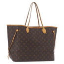 LOUIS VUITTON Monogram Neverfull GM Tote Bag M40157 LV Auth 204718-1