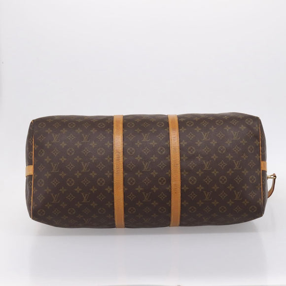 LOUIS VUITTON Monogram Keepall Bandouliere 60 Boston Bag M41412 LV Auth 204719A