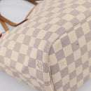 LOUIS VUITTON Damier Azur Neverfull PM Tote Bag N41362 LV Auth 204721-13
