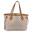 LOUIS VUITTON Damier Azur Neverfull PM Tote Bag N41362 LV Auth 204721-2