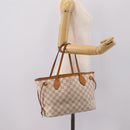 LOUIS VUITTON Damier Azur Neverfull PM Tote Bag N41362 LV Auth 204721-26