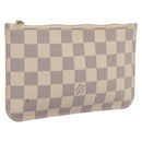 LOUIS VUITTON Damier Azur Neverfull PM Pouch Accessory Pouch LV Auth 204722-1