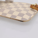 LOUIS VUITTON Damier Azur Neverfull PM Pouch Accessory Pouch LV Auth 204722-15