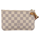 LOUIS VUITTON Damier Azur Neverfull PM Pouch Accessory Pouch LV Auth 204722-2