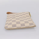 LOUIS VUITTON Damier Azur Neverfull PM Pouch Accessory Pouch LV Auth 204722-4