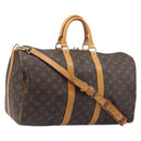 LOUIS VUITTON Monogram Keepall Bandouliere 45 Boston Bag M41418 LV Auth 204723-1