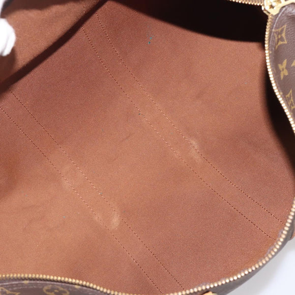 LOUIS VUITTON Monogram Keepall Bandouliere 45 Boston Bag M41418 LV Auth 204723