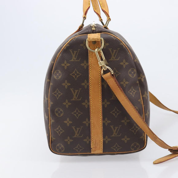LOUIS VUITTON Monogram Keepall Bandouliere 45 Boston Bag M41418 LV Auth 204723
