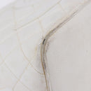 CHANEL Tote Bag Caviar Skin Standard White Silver CC Auth 204728-20