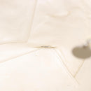 CHANEL Tote Bag Caviar Skin Standard White Silver CC Auth 204728-11