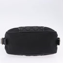 CHANEL Sports Line Matelasse Shoulder Bag Canvas Black Silver CC Auth 204730V-6