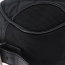 CHANEL Sports Line Matelasse Shoulder Bag Canvas Black Silver CC Auth 204730V-19