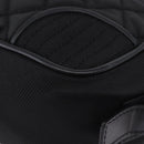 CHANEL Sports Line Matelasse Shoulder Bag Canvas Black Silver CC Auth 204730V-20