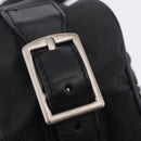 CHANEL Sports Line Matelasse Shoulder Bag Canvas Black Silver CC Auth 204730V-9