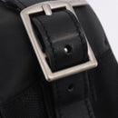 CHANEL Sports Line Matelasse Shoulder Bag Canvas Black Silver CC Auth 204730V-21