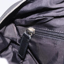 CHANEL Sports Line Matelasse Shoulder Bag Canvas Black Silver CC Auth 204730V-26