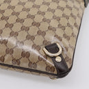 GUCCI GG Crystal Abbey Shoulder Bag Coated Canvas Outlet 268642 Auth 204734V-16