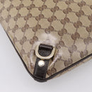 GUCCI GG Crystal Abbey Shoulder Bag Coated Canvas Outlet 268642 Auth 204734V-17