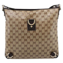 GUCCI GG Crystal Abbey Shoulder Bag Coated Canvas Outlet 268642 Auth 204734V-13