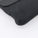 GUCCI GG Canvas Web Sherry Line Shoulder Bag Black Silver 256100 Auth 204737A-14