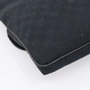GUCCI GG Canvas Web Sherry Line Shoulder Bag Black Silver 256100 Auth 204737A-16