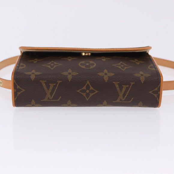 LOUIS VUITTON Monogram Pochette Florentine Waist Bag M51855 LV Auth 204738V