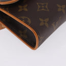 LOUIS VUITTON Monogram Pochette Florentine Waist Bag M51855 LV Auth 204738V-15
