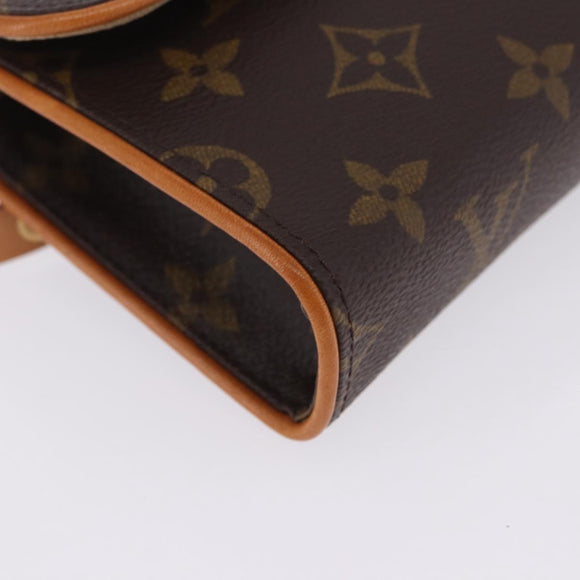 LOUIS VUITTON Monogram Pochette Florentine Waist Bag M51855 LV Auth 204738V